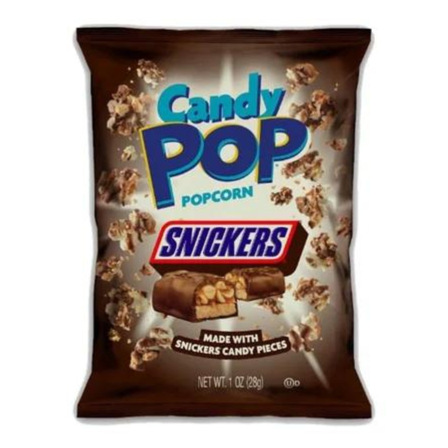 Candy Pop Popcorn Snickers